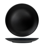 Nova Urban Texture Black Coupe Plate 26CM Set Of 6