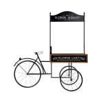 Bicycle Design "flower Market" Planter Black