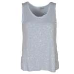 Sequin Detail Tank Top - Sky Free