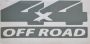 4X4 Off Road Decal Sticker For Vehicle Indoor Or Outdoor Use