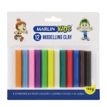 Marlin Kids Modelling Clay 180G 6 Normal & 6 Neon Colours Pack Of 12