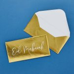 Gold Eid Money Envelopes – Set Of 5