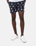 Print Black Swim Shorts - XL Black