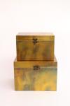 Gold Leaf Mirrored Box