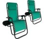 Outdoor Beach Chair Fabric Lounge Chair Green 2 Knock Down