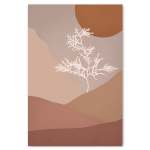 Colour Field Botanical 4 Art Print - A2 No Frame Print Only
