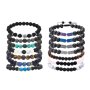 Killer Deals Essential Oil Aromatherapy Diffuser Lava Stone Beaded Bracelet - Best Bargains Online