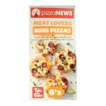 Pizza News Meat Lovers MINI Pizzas 6S