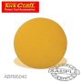 Goldair Gold Disc 50 Pieces 40 Grit 150MM Without Hole Hook And Loop
