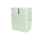 Venus Storage Box Mint Green With White Lid Combo Online Only