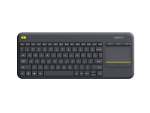 Logitech Wireless Keyboard Touchpad Black USB