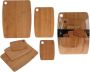 Kitchen Cutting Board 3PIECE Bamboo 29X38X1 Cm