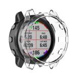 For Garmin Fenix 6S 6S Pro Smart Watch Half Coverage Tpu Protective Case Transparent