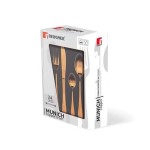 24 Piece Copper Shiny Inox Stainless Steel Cutlery Set