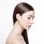 Half Hoop Earrings - Gold bronze