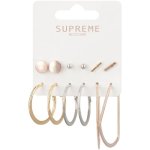 Supreme Accessori 6PK 3-TONE Stud And Hoop