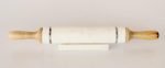 White Marble With Wooden Handles Rolling Pin Stand 45CM