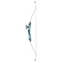 Ek Archery EKRE-023U-20 New Jazz Recurve Bow 62"-20LB Blue Combo