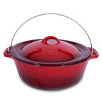 Megamaster NO12 Enamel Flat Pot