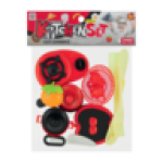 Red Toy Kitchen Set 13 Piece