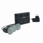 LK043 Omega Solar Lighting Kit. With Controller. Mobile Phone CHARGER.3 X LED Lights And Panel