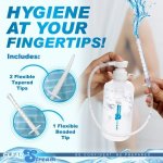 XL Enema Bottle With 3 Attachments
