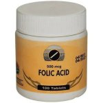 Folic Acid 0.5MG Tabs 100 Pfp