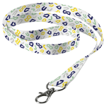 Sublimated Lanyard Double Side Sub With Lobster Ring - Various Std Regular