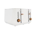 Boden Stark Anson Collection 4 Slice Ss Toaster- White