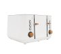 Boden Stark Anson Collection 4 Slice Ss Toaster- White