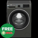 7KG Front Loader Washing Machine Stainexpert & Steamcure Manhattan Grey
