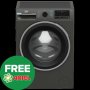 7KG Front Loader Washing Machine Stainexpert & Steamcure Manhattan Grey