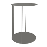Lucy Side Table - Dark Admirality Grey
