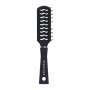 Basics Hair Brush Rubber Coating Rectangular Black Pattern 2