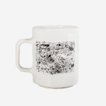 Salvatore Moustache Mug - Gloss White