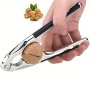 Stainless Steel Nutcracker - Multi-function Walnut Pine Pecan & Hazelnut Sheller Opener For Kitchen And Dining