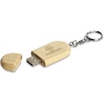 Okiyo Benkyou Bamboo Flash Drive Keyholder 8GB