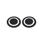 Black Eye D-pad Bass Drum Impact Pads Pair