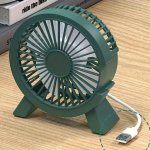 Portable USB Fan Quiet Office Desk Fan 36V Or Below Voltage Plastic Material Ideal For Office Dorm Travel Summer Comfort Electro
