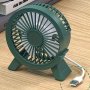 Portable USB Fan Quiet Office Desk Fan 36V Or Below Voltage Plastic Material Ideal For Office Dorm Travel Summer Comfort Electronic Parts Included