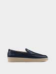 Will Hi Shine Leather Slip On - Navy - Navy 11