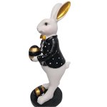 Rabbit With Gold & Black Egg - Boy 30CM