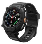 Spigen Samsung Galaxy Watch 8 Premium Rugged Armor Pro Case 46MM With Tpu Strap Black