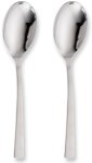 2 Newport Table Serving Spoons Stainless Steel Table Spoon Set