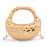 Goldair Gold Embossed Metallic Bag