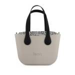 Silver Zip Handbag In Mushroom - Mushroom Onesize