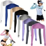 1PC Breathable Uv Protection Ice Silk Sleeve Cover For Outdoor Sports And Golf