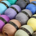1 PC Solid Color Silk Cotton Yarn Soft Yarn For Crocheting Knitting T-shirts Shawls Scarves Accessories And Handicrafts 150G
