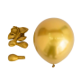 Balloons Helium 6 Piece Metallic Gold F-01 - 5 Packs