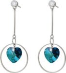 Xp Complete My Heart Shaped Swarovski Embellished Crystal Earrings